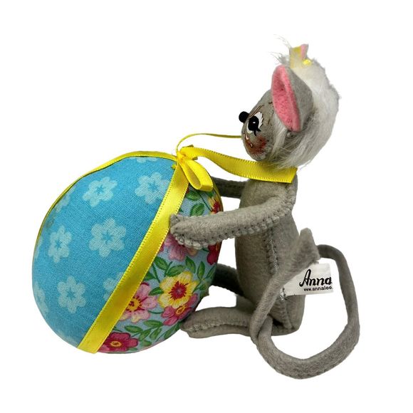 Annalee Doll Easter Mouse Egg Flower Spring Floral Gift Home Decor 2013 - Picture 4 of 7